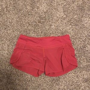 Lululemon speed up 2.5” pink
